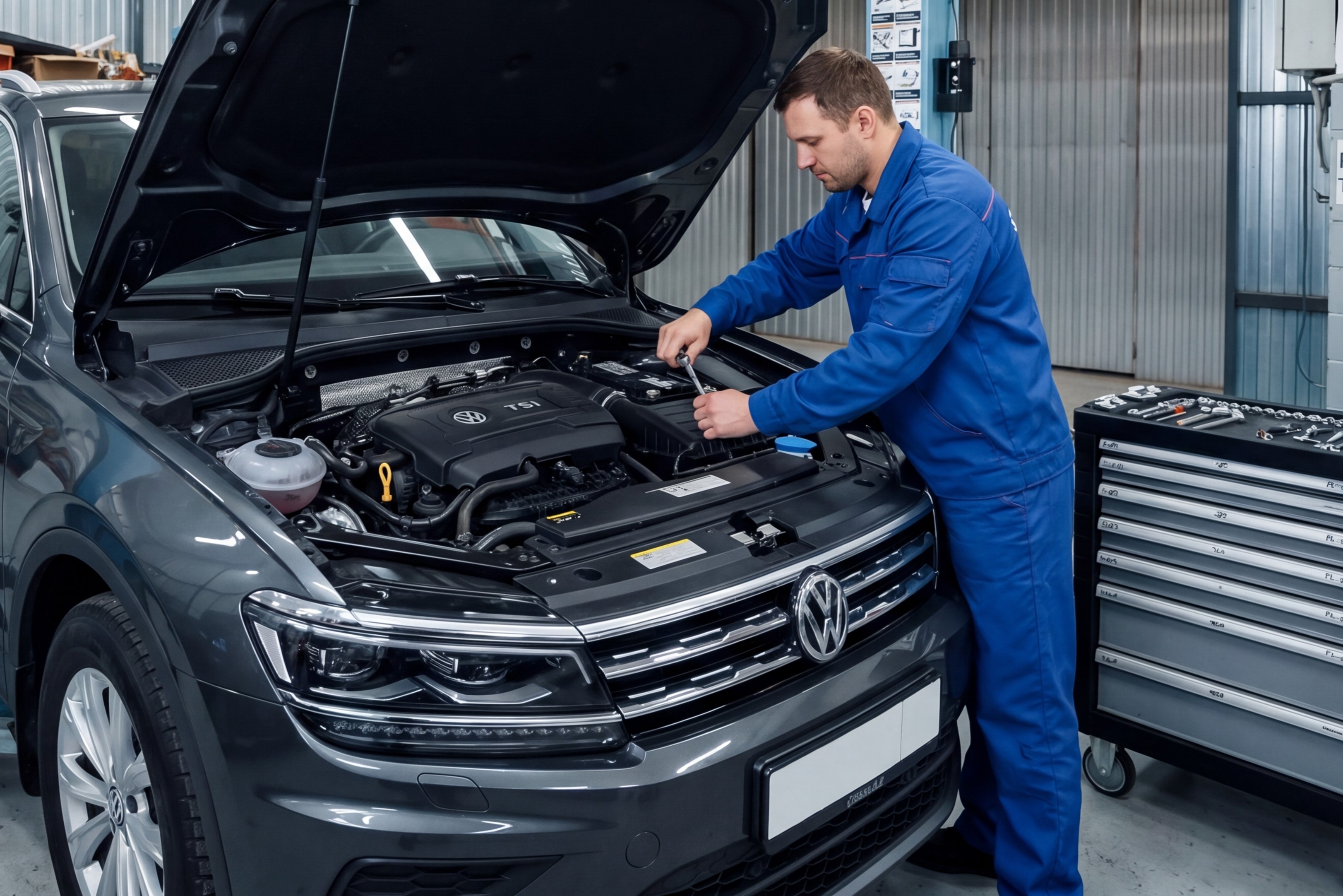 Замена масляного насоса и прокладки на Tiguan