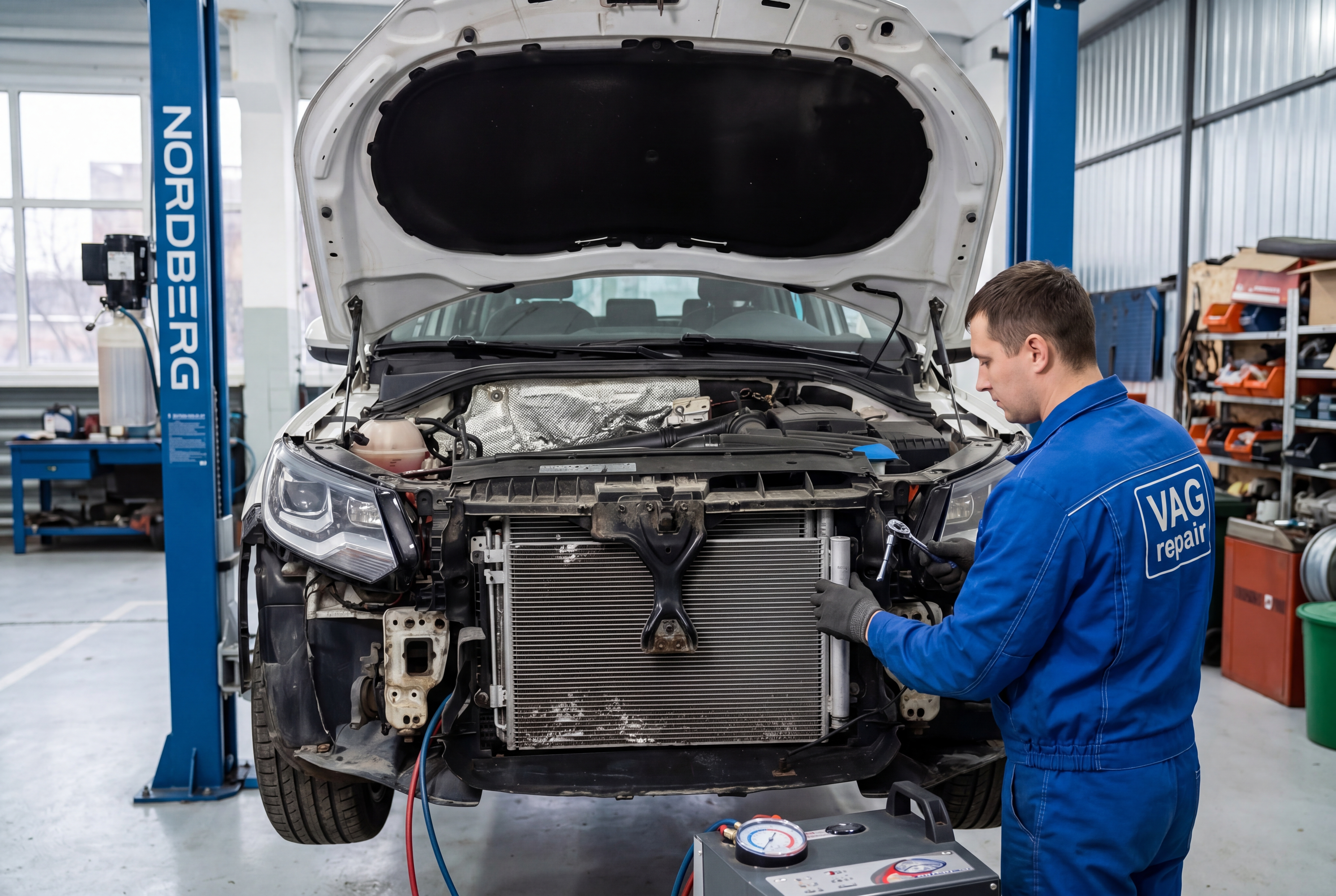 Замена радиатора охлаждения Volkswagen&nbsp;Tiguan