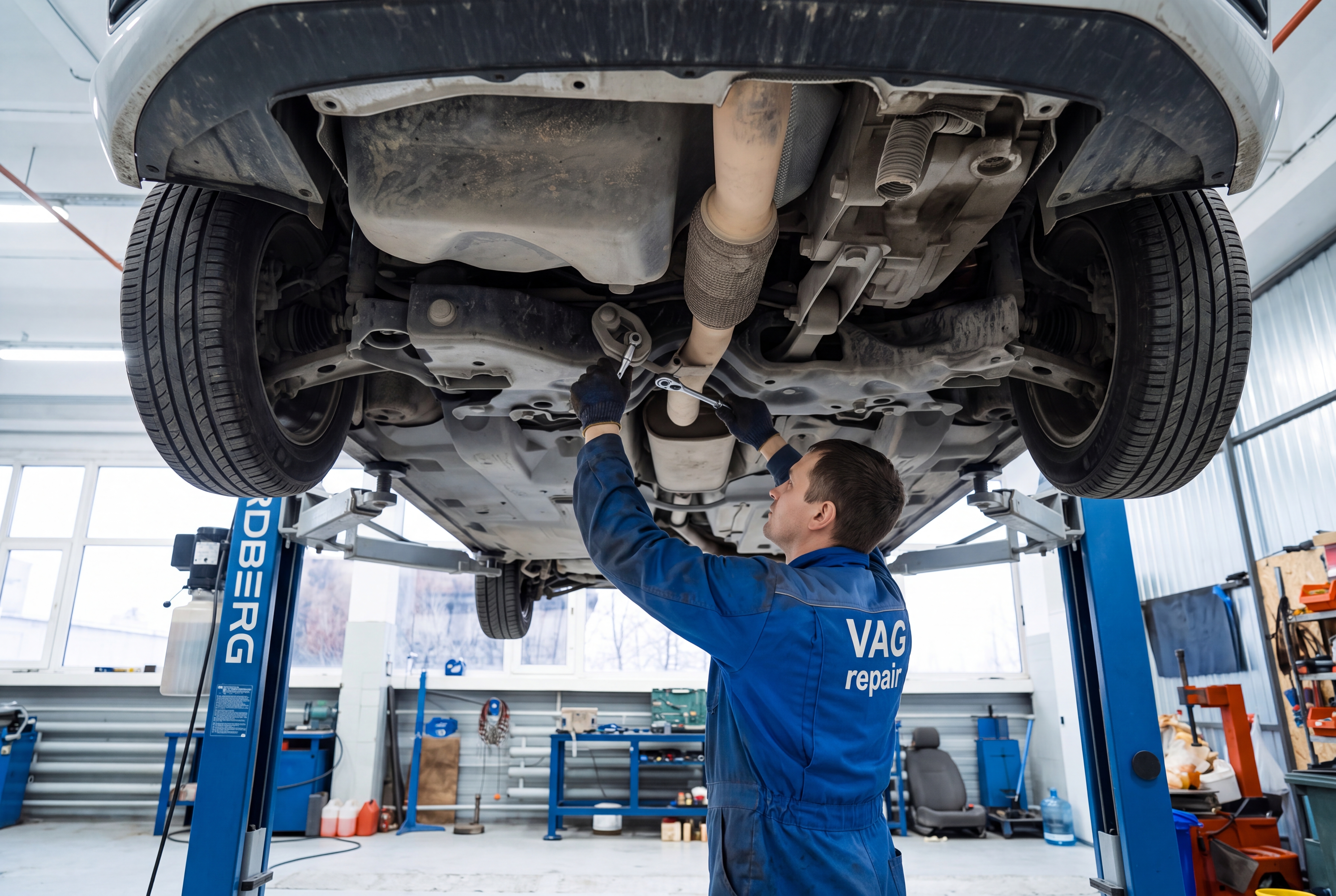 Замена подрамника Volkswagen Polo