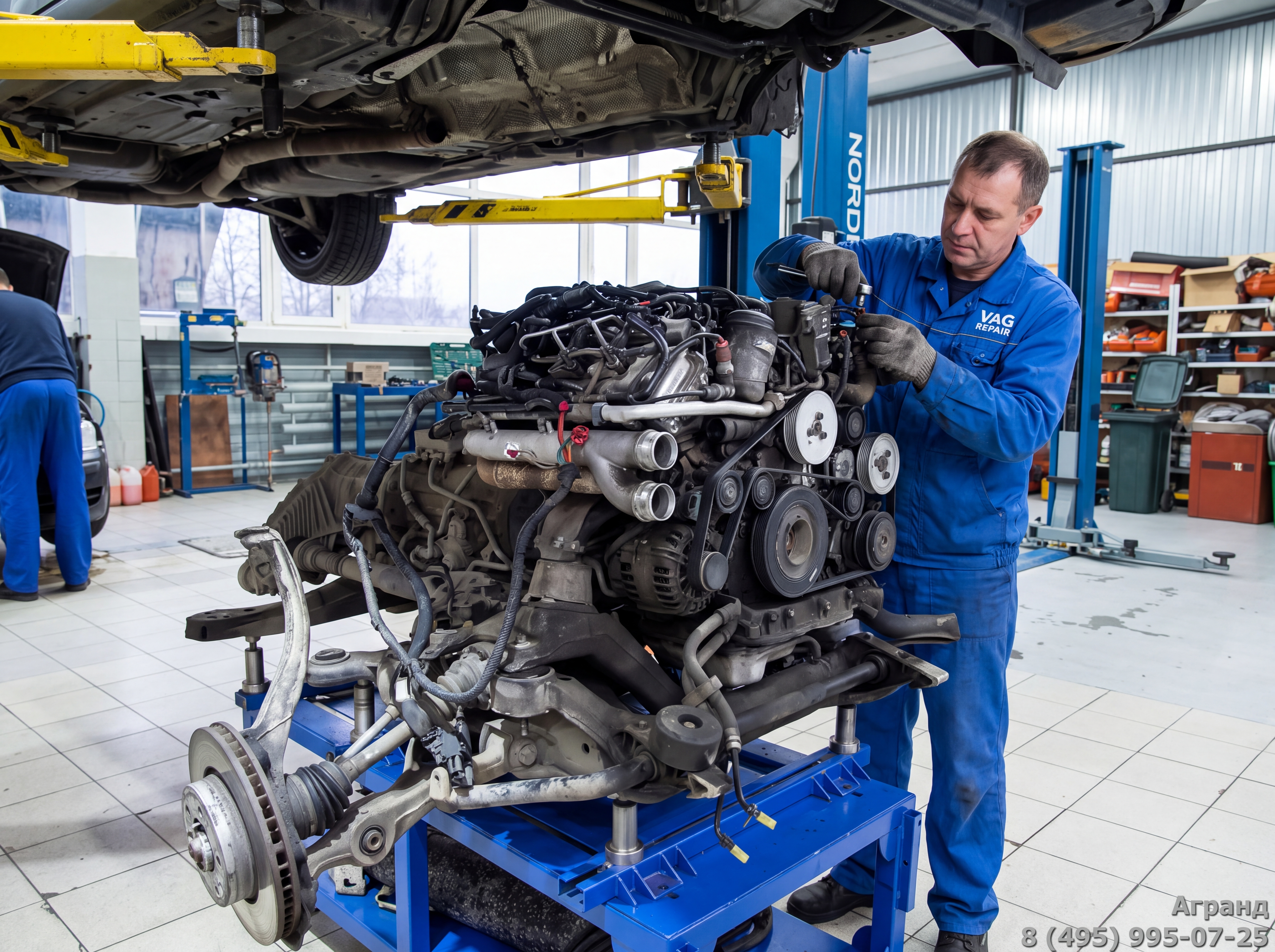 Капитальный ремонт двигателя Volkswagen Touareg